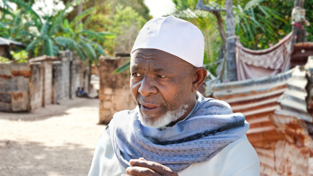 African Muslim man